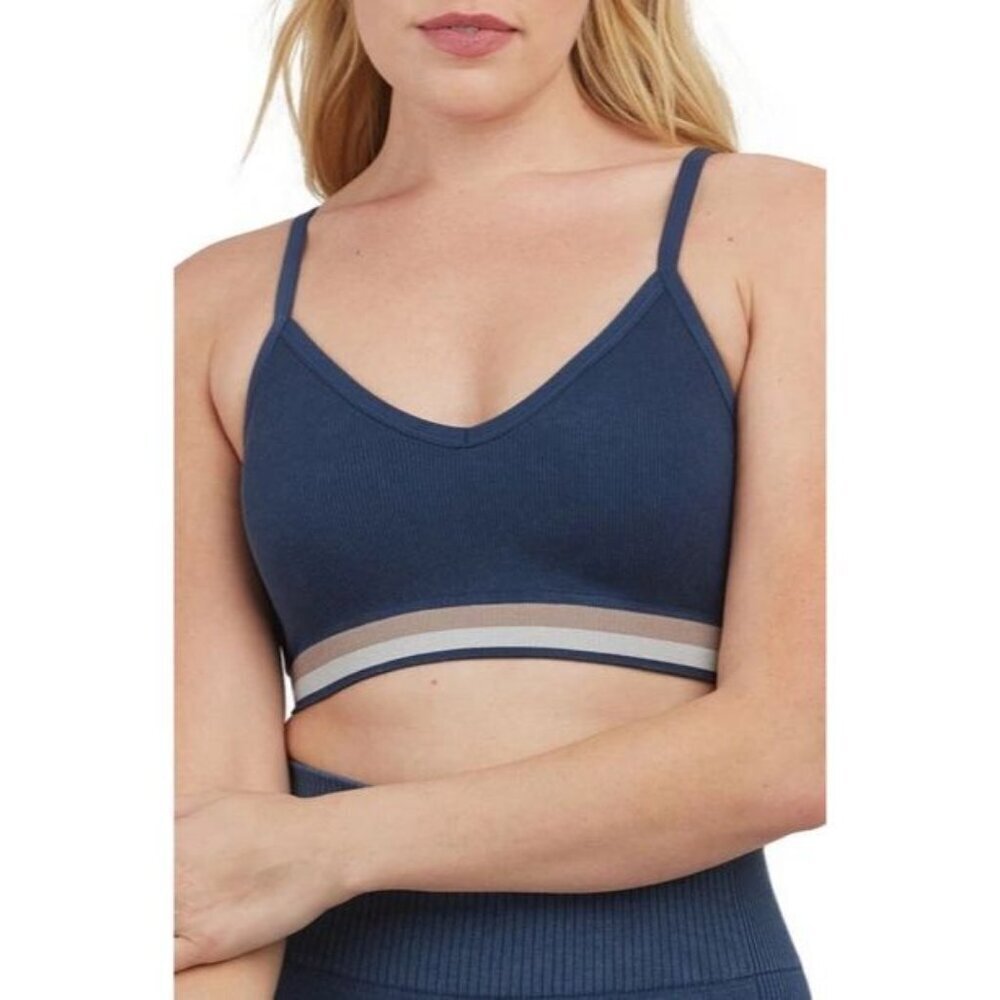 SPANX Soft Stretch Seamless Low Impact Sports Bra Athletic Sporty Athleisure XL